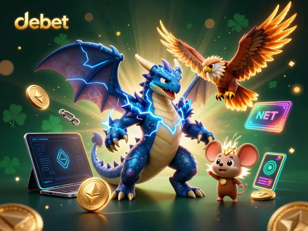 Experience exhilarating moments at DEBET with the dynamic thunder dragon and hawk in action.