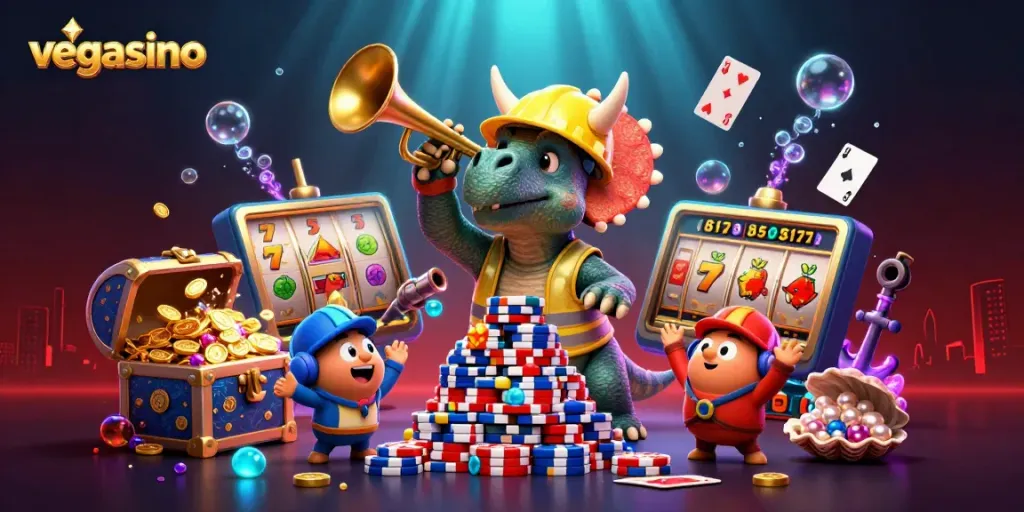 Engage with vegasino to experience a thrilling 3D casino adventure filled with slots and exciting characters.